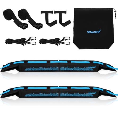 Universal Soft Roof Rack - Complete Luggage Carrier Kit for Kayaks & Surfboards