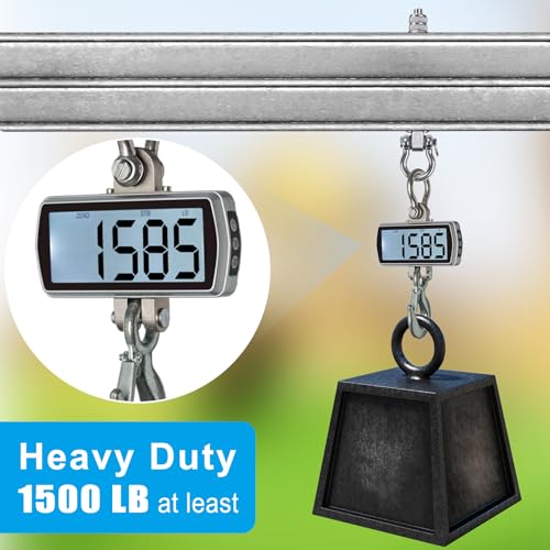 Dolibest M10x7'' Swing Hangers with Bearings 2 Pack Stainless Steel 304 for Wood & Metal Beams