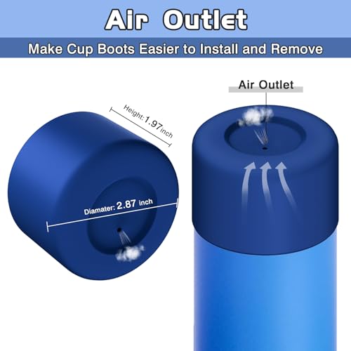Protective Silicone Boot Sleeve for Hydro 12-24oz & Stanle 20-40oz Tumbler