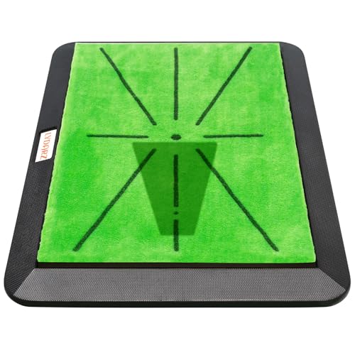 Heavy Duty Suede Golf Practice Mat - Portable & Foldable Training Aid for Indoor & Outdoor Use