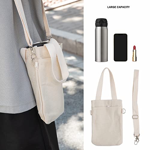 Insulated Water Bottle Carrier Bag - Portable Tote with Handle