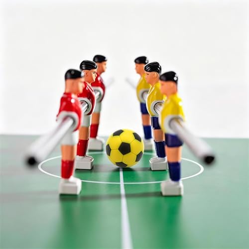 Foosball Table Soccer Balls - 9 Multicolor Replacement Balls, 1.42"