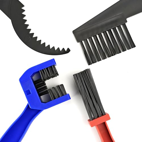 5-Piece Bicycle Chain Cleaning Tool Set - Easy Maintenance Brushes