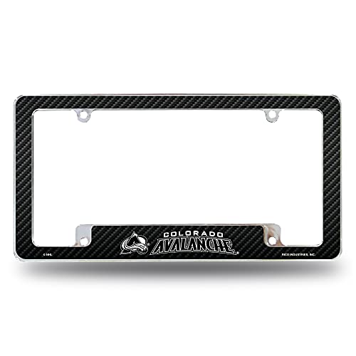 NHL Colorado Avalanche Chrome License Plate Frame - 12" x 6"