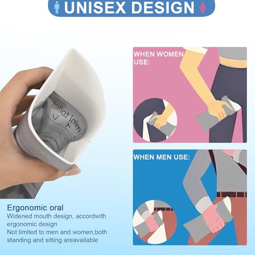 700ml Disposable Urine Bags - Unisex Portable Emergency Solution