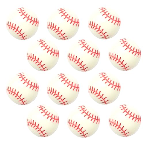 Baseball Refrigerator Magnets - 12 Pcs 3D Craft Decoration