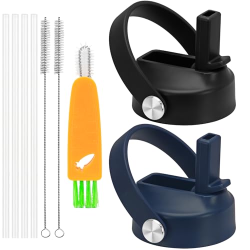 2-Pack Replacement Straw Lid for Hydro Flask Wide Mouth Bottles