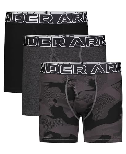 Multipack Performance Cotton Boxerjock Briefs - Medium Castlerock Gray