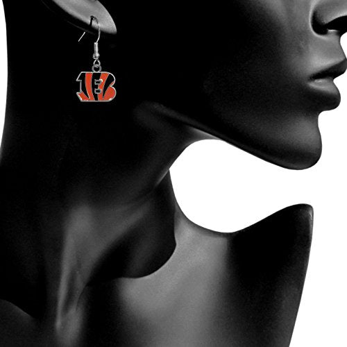 Cincinnati Bengals Dangle Earrings - Hypoallergenic Charm