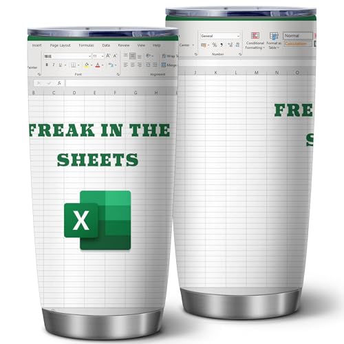 ATHAND 20oz Funny Insulated Stainless Steel Tumbler - Freak In The Sheets, Pack of 1