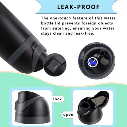 Leakproof Replacement Lid for Owala Freesip Water Bottles - 16oz to 40oz