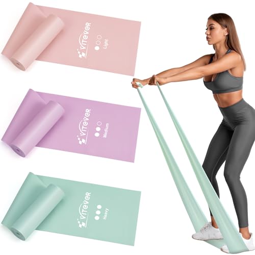 Resistance Bands for Exercise - 3-Level Light Color Set