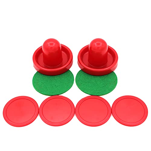 8 Pcs Mini Air Hockey Pushers & Pucks - 60mm Replacement Set
