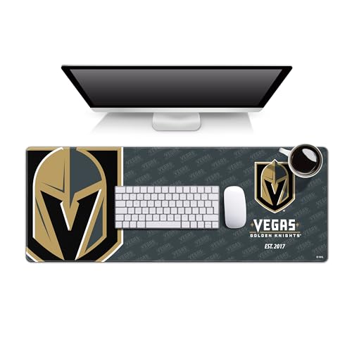 NHL Vegas Golden Knights Desk Pad - Large Non-Slip Mouse Pad