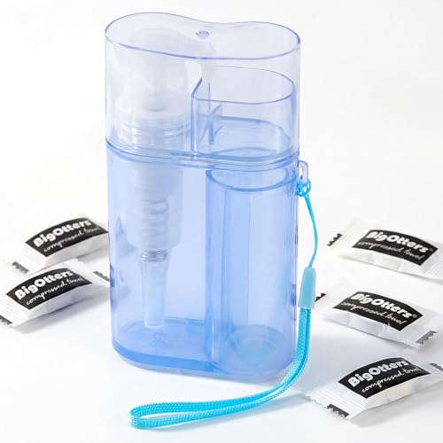 Portable Compressed Towels with Water Dispenser - 5 Pack