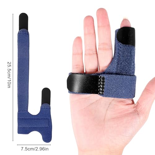 Breathable Trigger Finger Splint - Adjustable Finger Brace Stabilizer