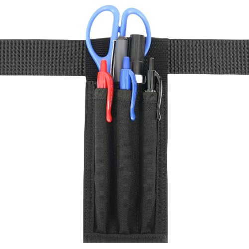 VEPKOIT 3-Pen Belt Pen Holder Pouch for Duty Belt, Pencils & Small Tools