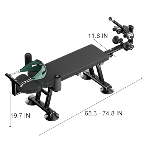 Motorized Spinal Decompression Table for Back Pain Relief - Black