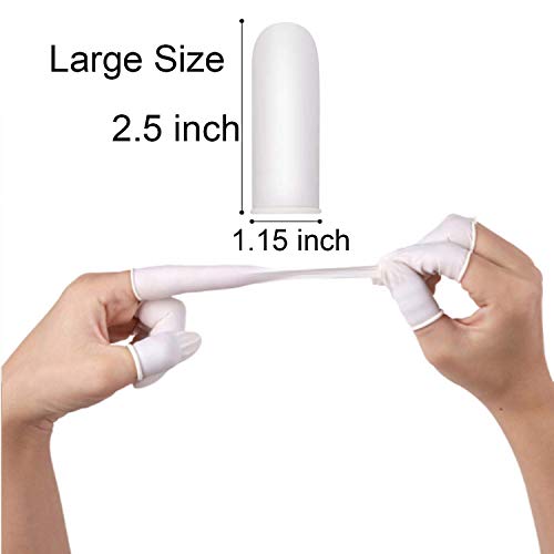Large Disposable Latex Finger Cots for Electronic Industrial Apply