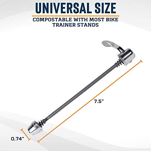 Quick Release Rear Wheel Skewer for Bike Trainers - Universal Fit