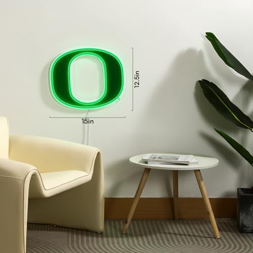 Oregon Ducks LED Neon Sign - 15" x 12.5" - Perfect for Fans