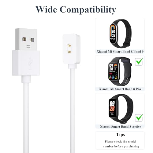 Magnetic USB Charging Cable for Smart Band & Watch Series - 1.9ft, 1 Pack