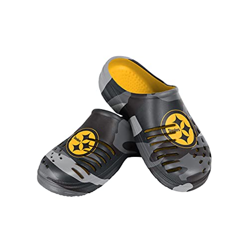Pittsburgh Steelers Men's Tonal Camo Garden Clogs - Sandals