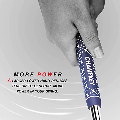 Rubber Golf Grips - All Weather Performance, Midsize, Blue with Repair Kits