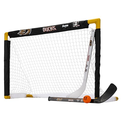 Mini Hockey Set - Anaheim Ducks | Goal, 2 Sticks & Ball Included