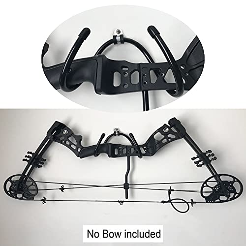 Bow Wall Storage Rack - Adjustable Metal Hanger Hooks, 20 Lbs Capacity