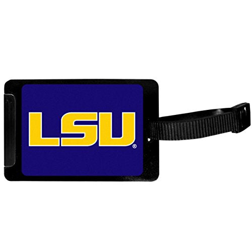 NCAA LSU Tigers Luggage Tag - Black 3.25" Travel Accessory