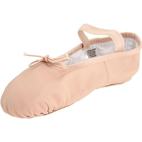 Bloch Womens Dansoft Leather Full Sole Ballet Slippers Pink 7 Dance Shoes