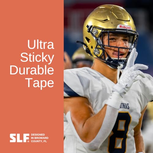 Football Turf Tape - 4" x 16' Sweat & Rain Resistant Protection