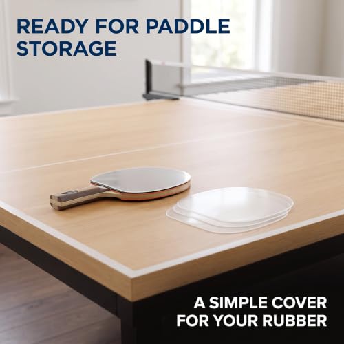 Table Tennis Racket Protective Film - 4 Transparent Adhesive Covers