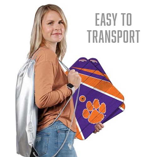 Clemson Tigers Horseshoe Bags Game Set - One Size
