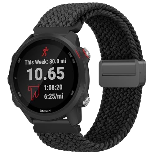 20mm Soft Nylon Sport Watch Band for Garmin Smartwatches - Adjustable Strap