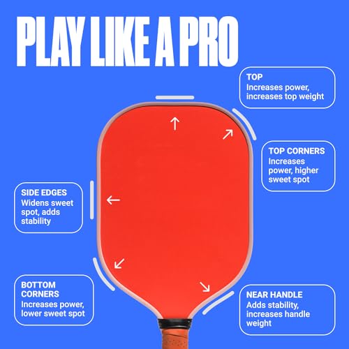 Pickleball Paddle Lead Tape - 3g Weighted Bars with 3M Adhesive