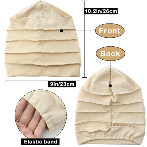2 Pack Cotton Slouchy Beanie Hats - Soft Lightweight Headwear