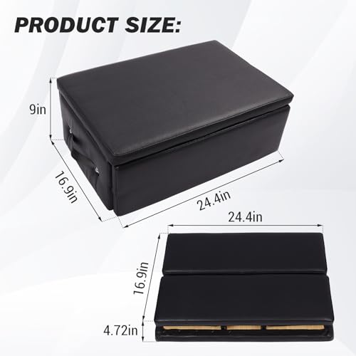 Pilates Box for Reformer - Foldable Black, Home Studio Use