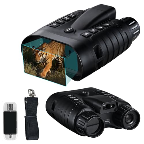 Night Vision Goggles with AI Smart Rangefinder,4K Video Full Dark HD