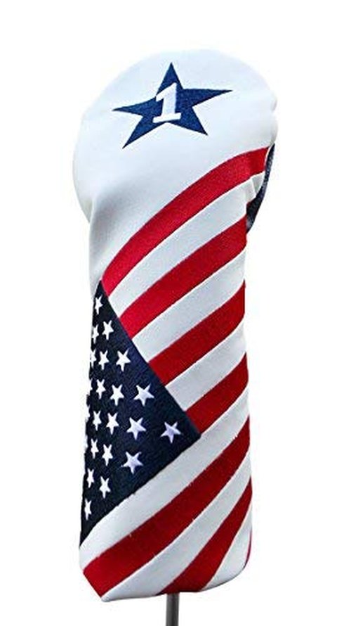 USA Patriot Golf Vintage Retro Patriotic Driver Headcover Limited Edition Head Cover Fits 460cc Drivers