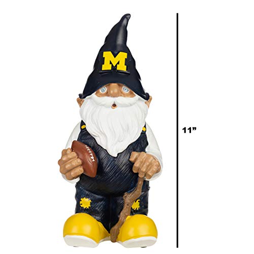 Michigan 2008 Team Gnome - Hand Painted Resin Indoor/Outdoor Decor