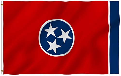 Tennessee State Flag 3x5 ft - 68D Polyester, Fade Proof