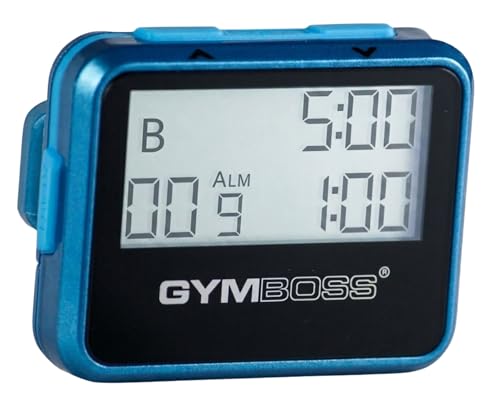 Interval Timer and Stopwatch - Teal Blue Metallic Gloss