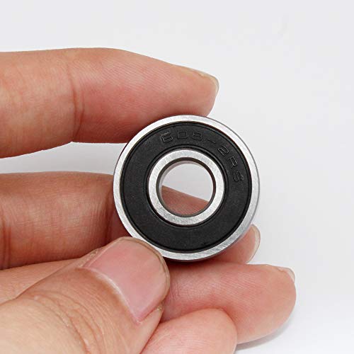 608-2RS Ball Bearings - 10 Pack Miniature Deep Groove 8x22x7mm