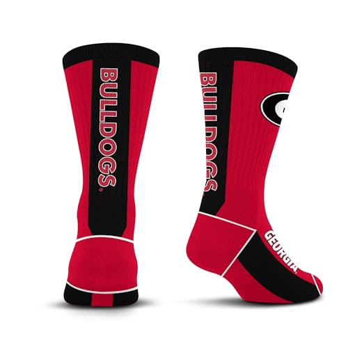 NCAA Georgia Bulldogs Youth MVP Crew Socks - One Size
