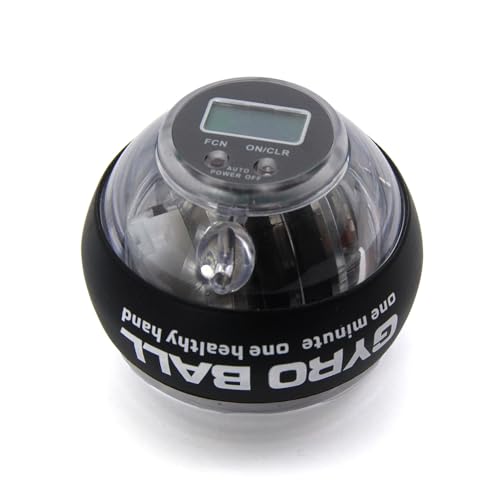 Auto-Start Gyroscopic Torque Ball Wrist Exerciser with LCD Counter