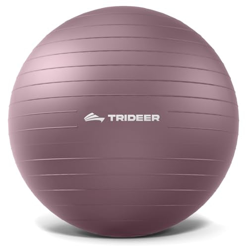 Yoga Stability Ball for Core Strength, Balance & Posture - 55/65/75cm