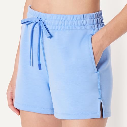 Women's Relaxed-Fit High Waist 4" Active Shorts - Medium Cornflower Blue