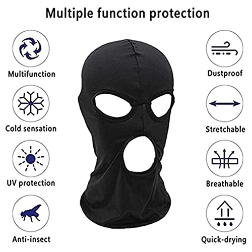 Balaclava Ski Mask - Full Face Cover with UV Protection, One Size